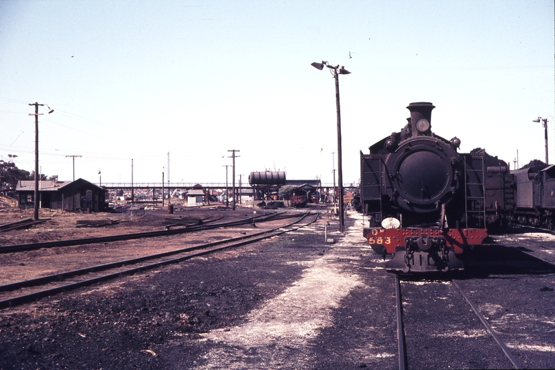 109828: East Perth Temporary Locomotive Depot Dm 583