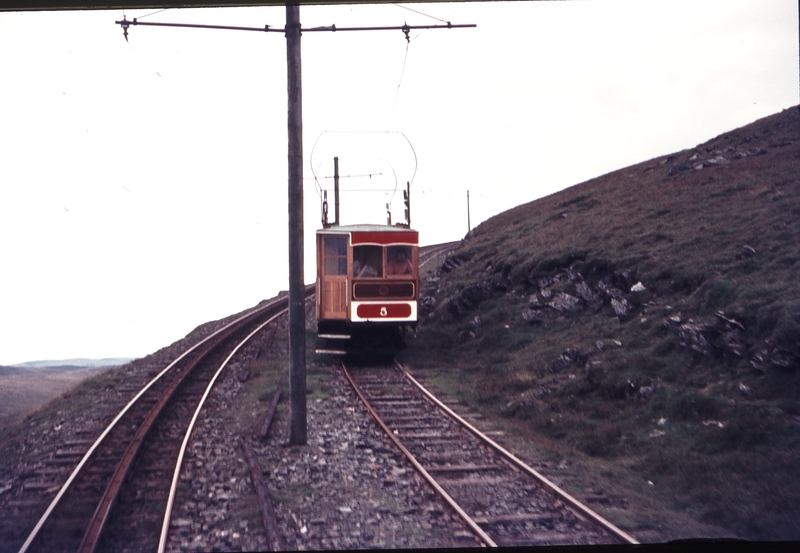 111287: Snaefell Mountain Railway near Snaefell Summit IOM No 5 Ascending