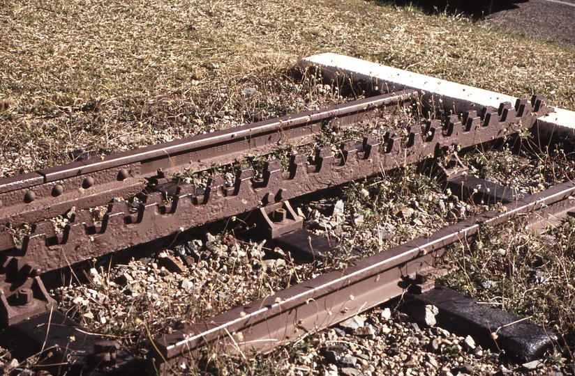 114510: Mount Morgan Abt Rack Track Panel in Street