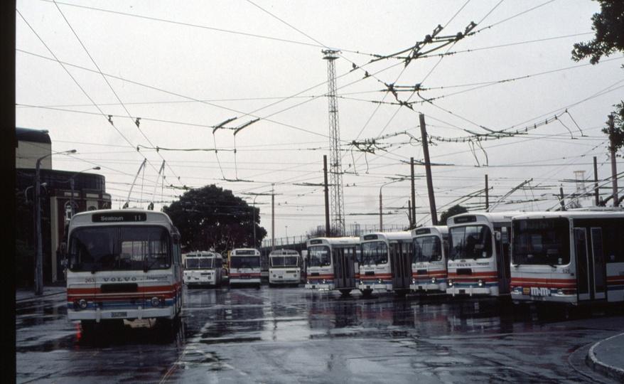 125179: Wellington Railway Station Trolley Bus 231 Route 11 to Seatoun