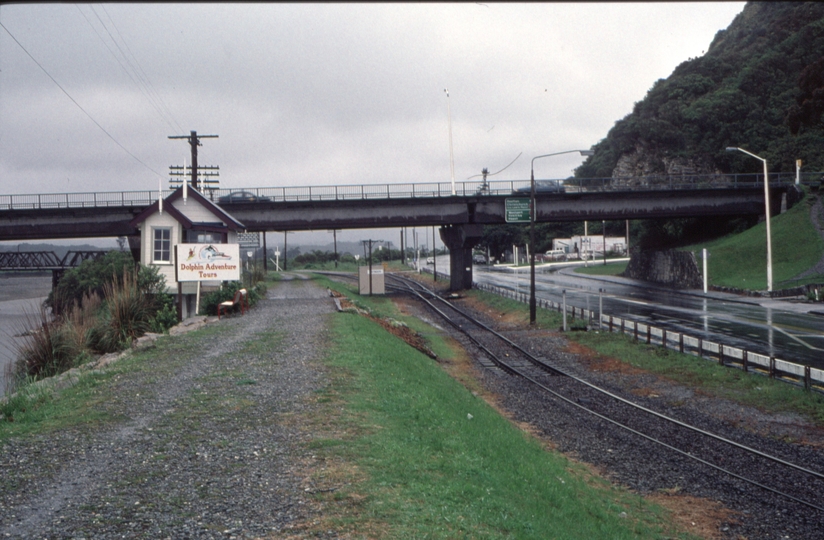 125911: Greymouth looking from Station towards Signal Box