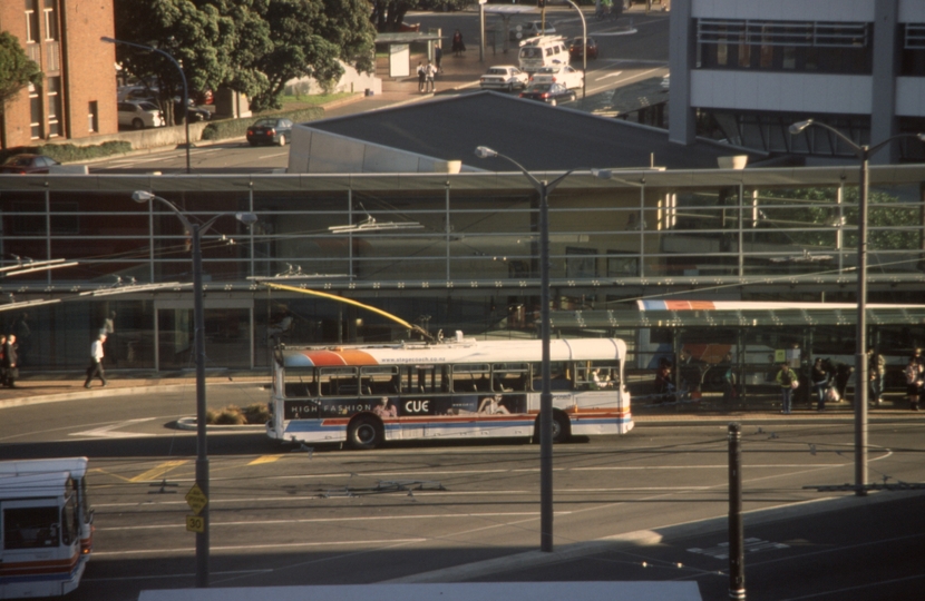 131345: Wellington Station Bus Terminal Outbound Trolley Bus 242