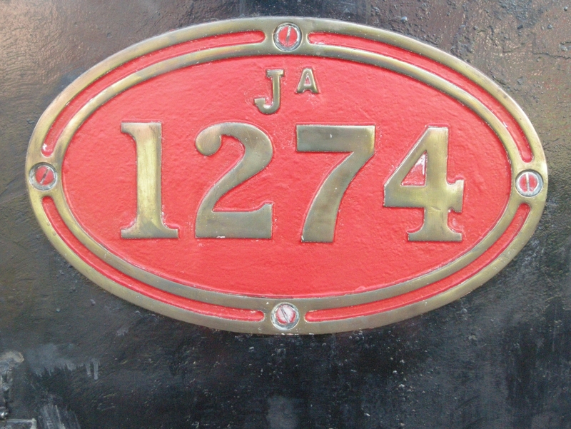 135938: Dunedin Otago Early Settlers Museum Number Plate on Ja 1274