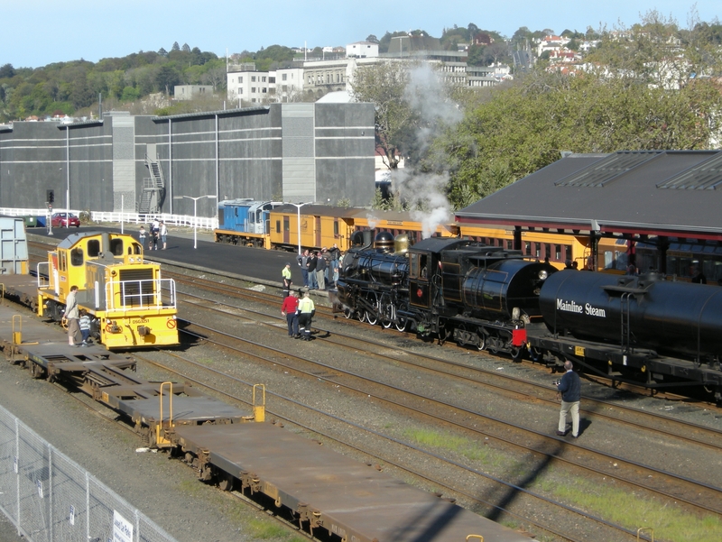 135941: Dunedin Goods to Port Chalmers DSG 3251 and 9:30am Down Passenger Ab 663 leading