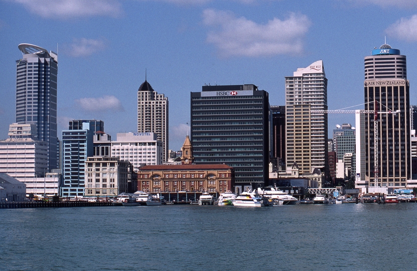 400820: Auckland North Island NZ viewed from harbour
