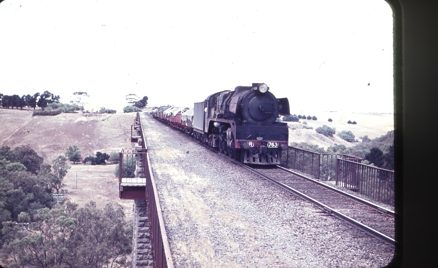 102395: Moorabool Viaduct Down Goods to Ararat R 763