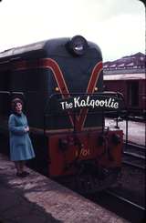 108791: Perth Down Kalgoorlie Passenger C 1701 Wendy standing on platform