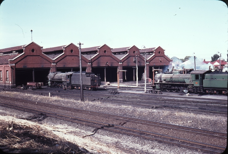 109129: East Perth Locomotive Depot V 1203 W 916