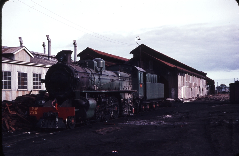 109270: East Perth Locomotive Depot Pmr 735