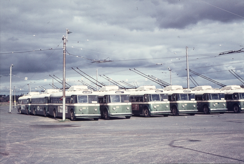 109498: Hay Street East Trolley Bus Depot Sunbeam Trolleybuses 859
