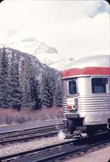 110195: Banff AB Observation Car at rear of No 2 Canadian