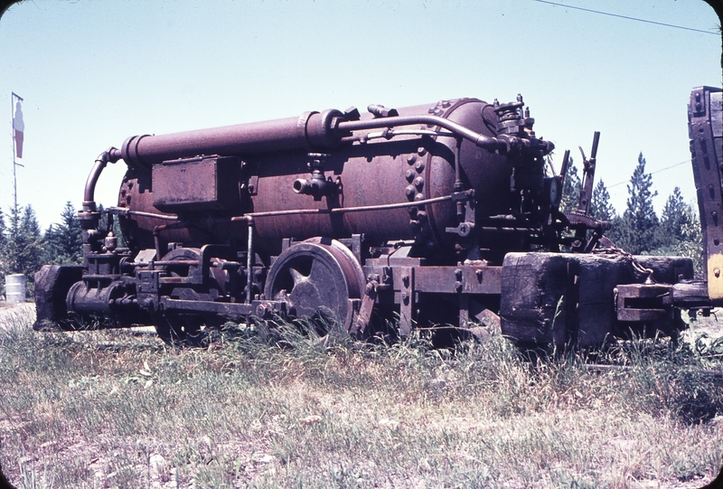 110476: Elko BC Michel Mines 3 6 gauge Compress Air Locomotive