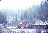 110685: Yoho Eastbound Freight Abandoned original formation visible over caboose