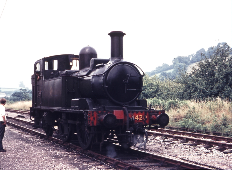 110977: Dart Valley Railway Buckfastleigh DEV ex GWR 1420 Running round