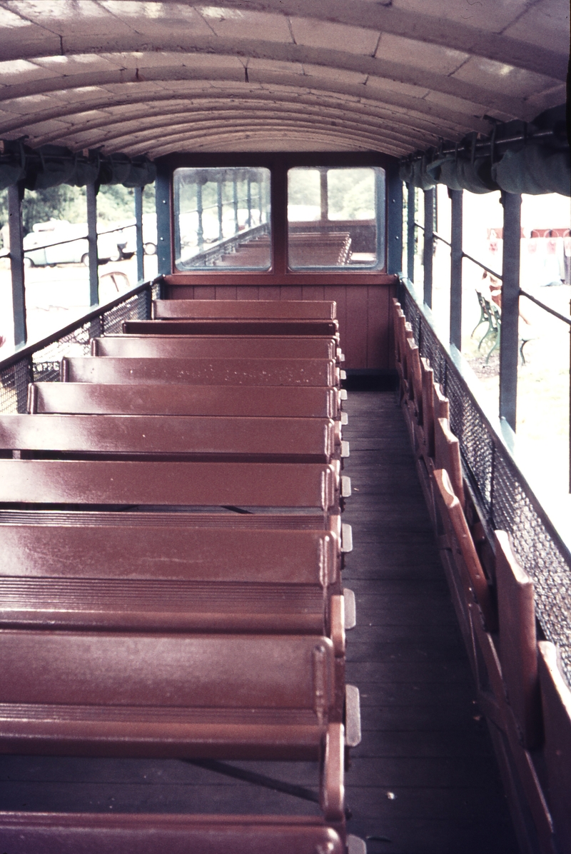 111073: BR Devils Bridge CGN Interior of open carriage