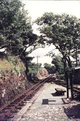 111183: Festiniog Railway Campbells Platform MER. Looking towards Ddault