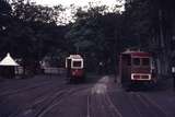 111265: Laxey IOM Manx Electric Railway Down Motor No 6 Trailer No 46 and Snaefell Mountain Railway No 2