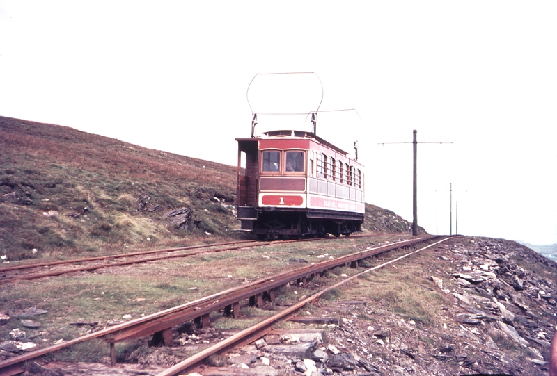 111285: Snaefell Mountain Railway Snaefell Summit IOM No 1 Ascending