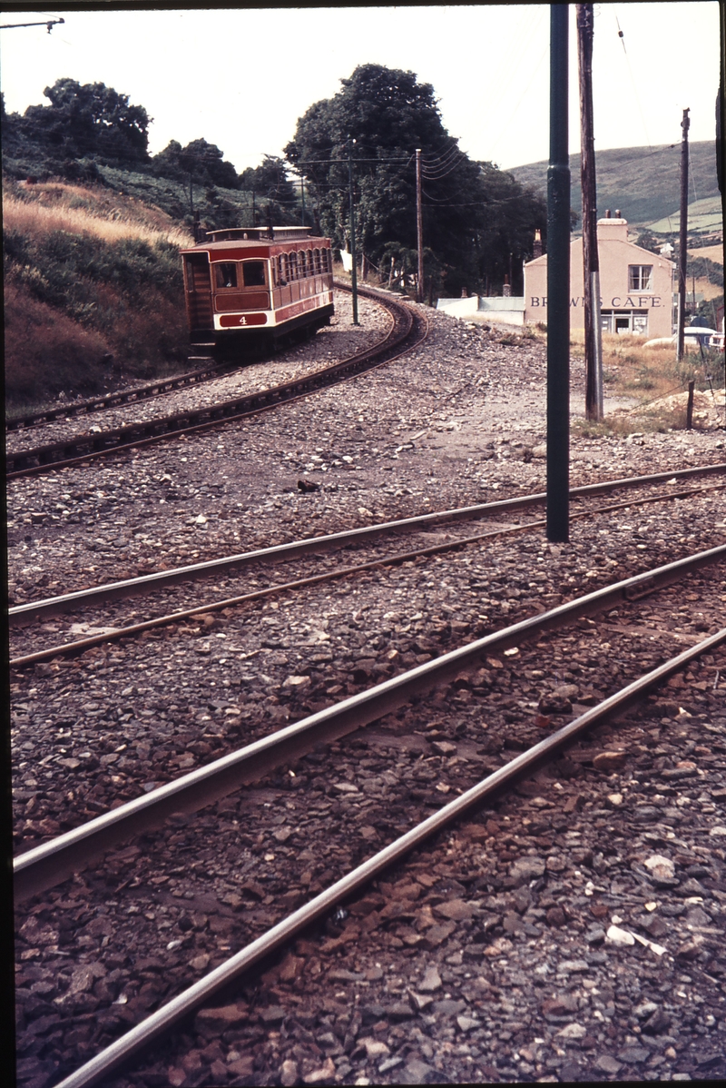 111290: Snaefell Mountain Railway Laxey IOM Sescending Car No 4