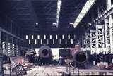 111441: Nairobi Kenya Railway Workshops 5922 Mount Blackett and other locomotives under repair