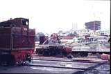 111526: Kampala Uganda Locomotive Depot 1316 City Skyline in background