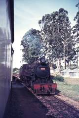 111537: Namanve Uganda Westbound Permanent Way Train 3128 Jopadhola taken from Eastbound Mail