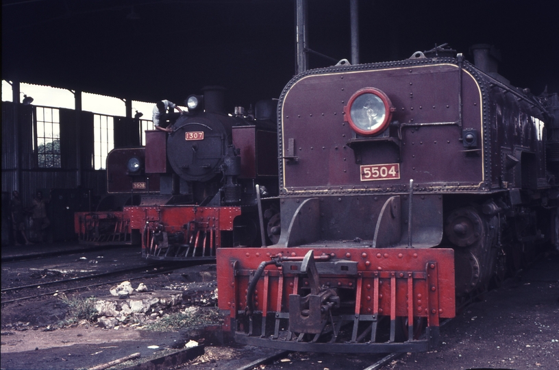 111604: Voi Kenya Locomotive Depot 5508 1307 5504