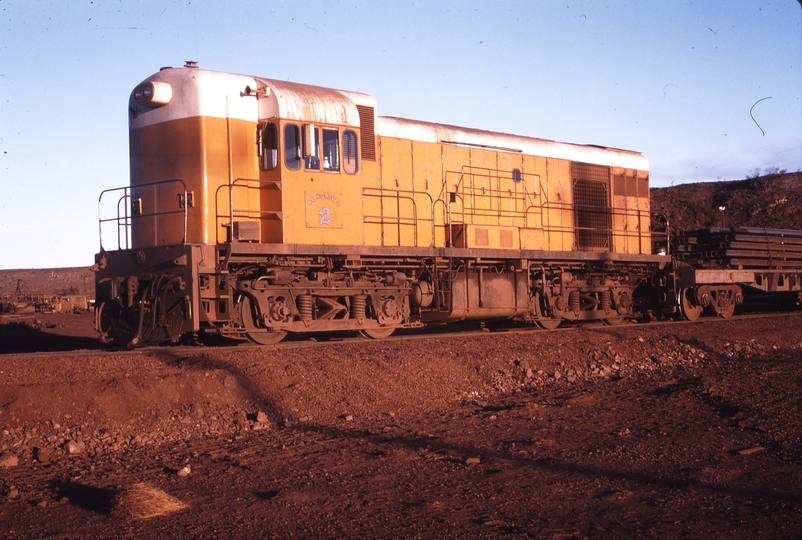 111862: Goldsworthy Railway Materials Spur at Goldsworthy Steel Train No 2