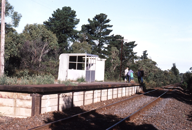 119189: Rail Motor Stopping Place No 15 later Moradoo Looking towards Stony Point
