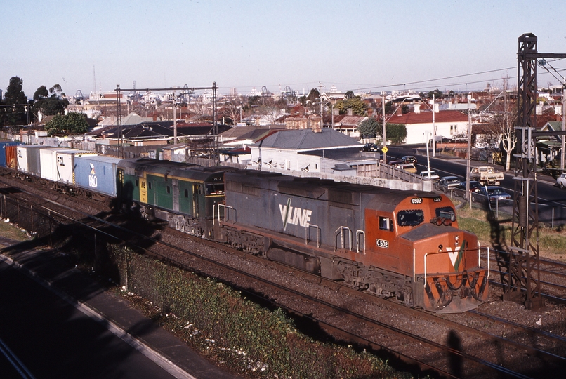 119364: West Footscray Junction 9145 Adelaide Freight C 502 703