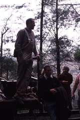 119438: Cockatoo - Fielder Section at Curve 95L Belgrave end John Shaw addressing Volunteers