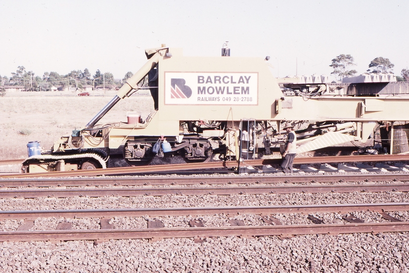 119754: km 63 Geelong Line Down Barclay Mowlem Track Assembly Train 4903