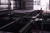 119790: Preston Workshops Hegenscheidt Under Floor Wheel Lathe in course of commissioning