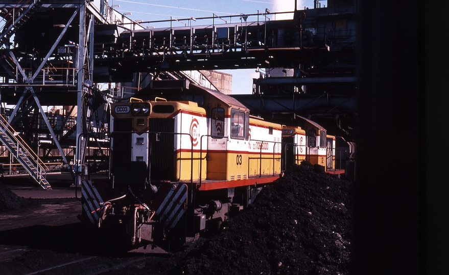 120401: Yallourn Loading Coal Train CC 03 CC 02
