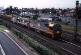 122014: West Footscray Junction 9821 Down Steel Train to Adelaide NR 93 NR 30 BL 28