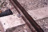 122144: Bogong Tramway Penstock Terminus Fixing on Concrete Sleeper
