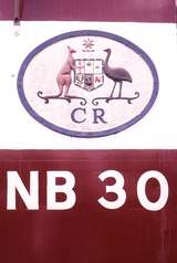 122748: Quorn NB 30 CR Coat of Arms and number