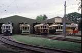 124514: Ballarat Tramway Museum W4 671 No 14 W3 661 No 13 Horse Car No 1