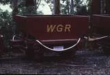 124981: Menzies Creek Walhalla Goldfields Railway Ballast Wagon