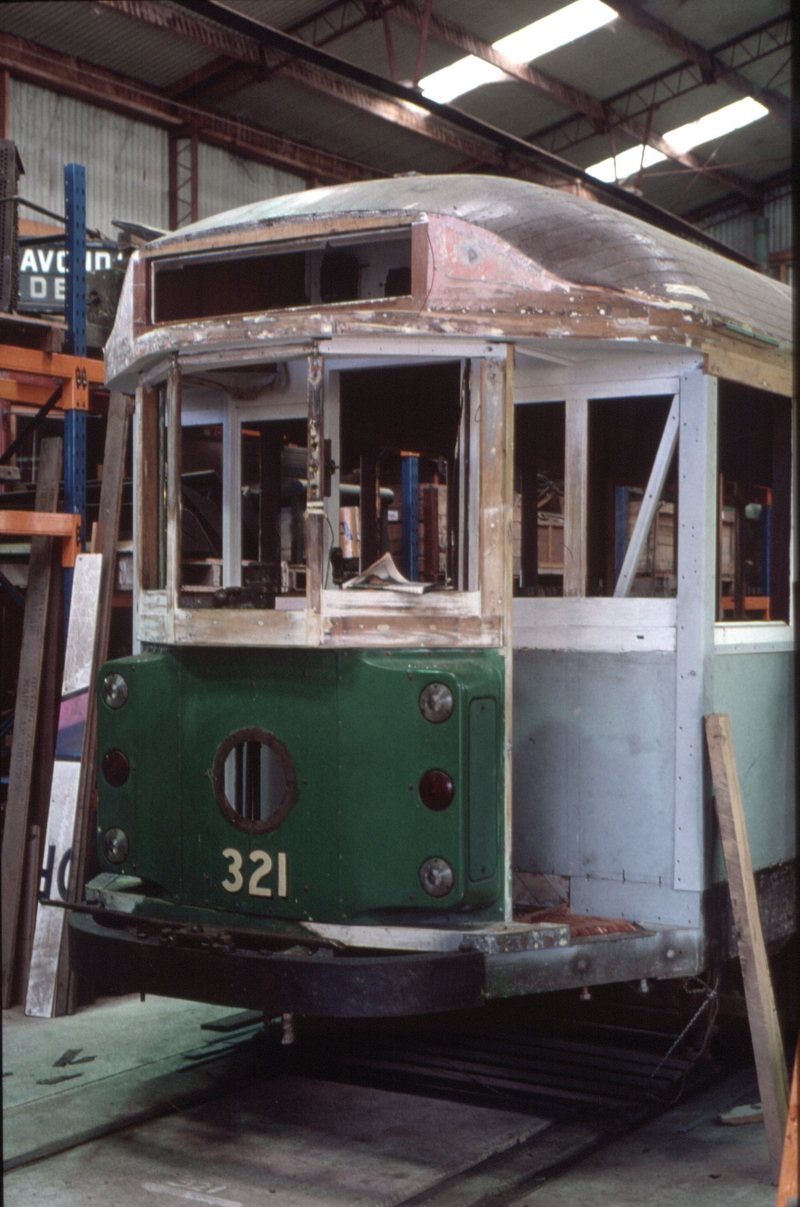 125356: Museum of Transport and Technology Melbourne W2 321 under restoration