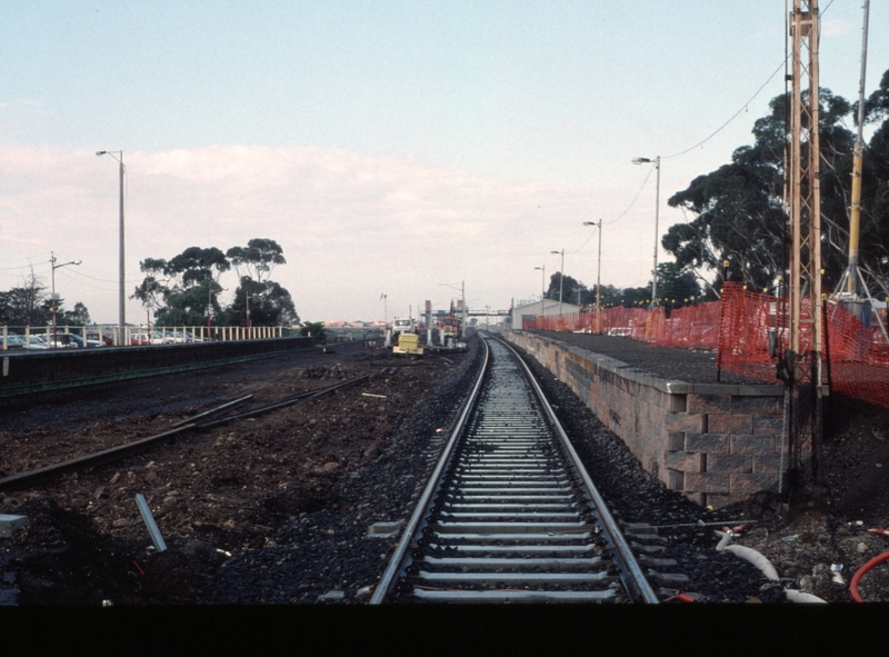 126488: Sydenham (1), Temporary Down Platform looking towards Melbourne