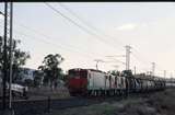 126634: Level Crossing 12.2 km Central Line Down Coal Train 3524 3419 leading