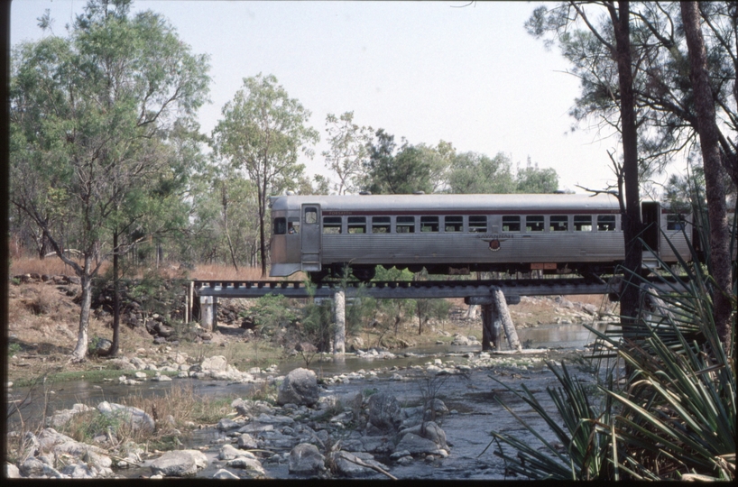 126870: Fossilbrook Creek km 76.8 Etheridge Railway Down 'Savannahlander' 2026 trailing
