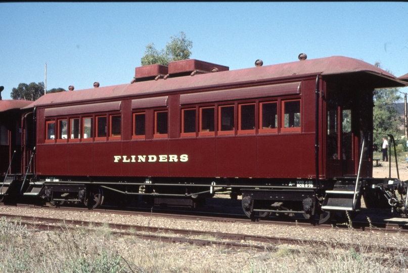 128023: Woolshed Flat Inspection Car 'Flinders' in consist 'Trans' to Quorn