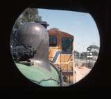 129206: Merredin TA 1808 viewed through spectacle of G 117 Up 'Prospector' in background