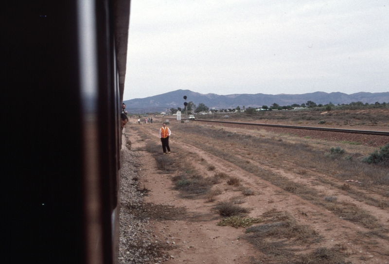 129391: km 86 Stirling North - Port Augusta looking East from PRR 157 Passenger