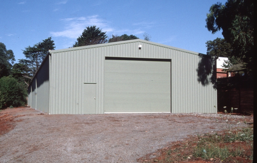 129532: Innes Road Puffing Billy Railway storage shed Western gable