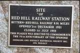 129549: Red Hill Commemorative Plaque