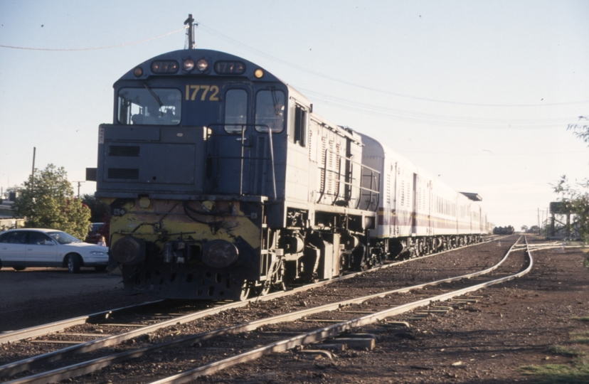 129843: Quilpie ARHS Special from Cunnamulla on arrival via loop 1772