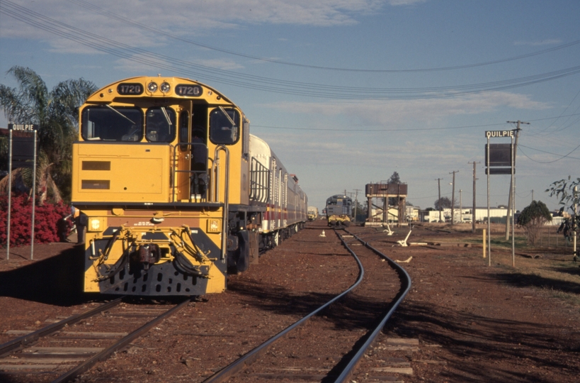 129851: Quilpie ARHS Special to Charleville 1720 in background 1772